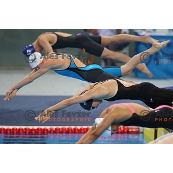 Neza Kocjan of Slovenia swims in qualification at First European Games Baku 2015 in Baku Aquatics Centre, Azerbaijan on June 23, 2015