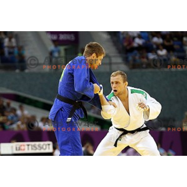 Rok Draksic of Slovenia competes in Men\'s -73 kg at Judo Tournament in Heydar Aliyev Arena at First European Games Baku 2015 in European Games Park, Azerbaijan on June 26, 2015