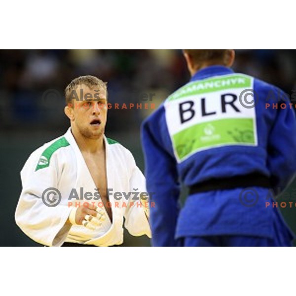 Rok Draksic of Slovenia competes in Men\'s -73 kg at Judo Tournament in Heydar Aliyev Arena at First European Games Baku 2015 in European Games Park, Azerbaijan on June 26, 2015
