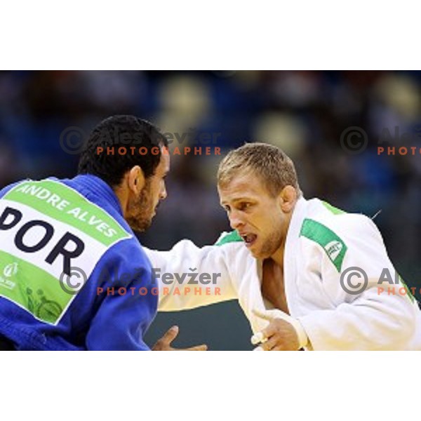 Rok Draksic of Slovenia competes in Men\'s -73 kg at Judo Tournament in Heydar Aliyev Arena at First European Games Baku 2015 in European Games Park, Azerbaijan on June 26, 2015