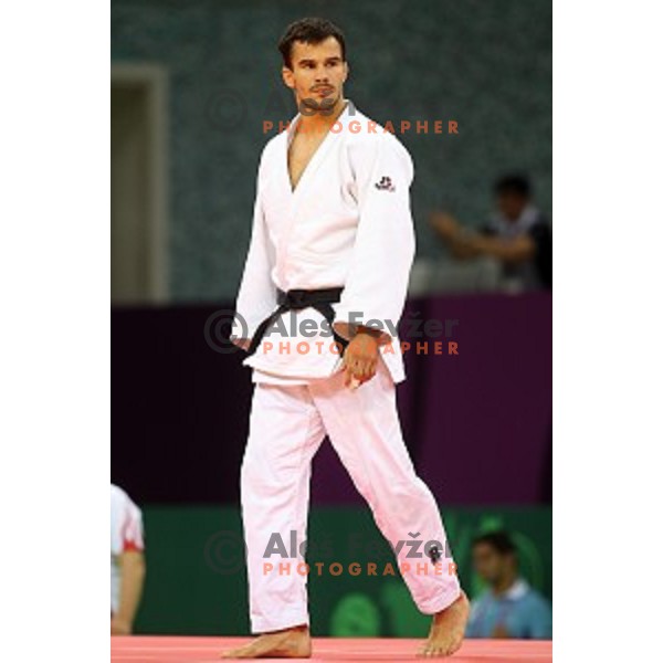Jesenko Cetic of Slovenia competes in Men\'s -81 kg at Judo Tournament in Heydar Aliyev Arena at First European Games Baku 2015 in European Games Park, Azerbaijan on June 26, 2015