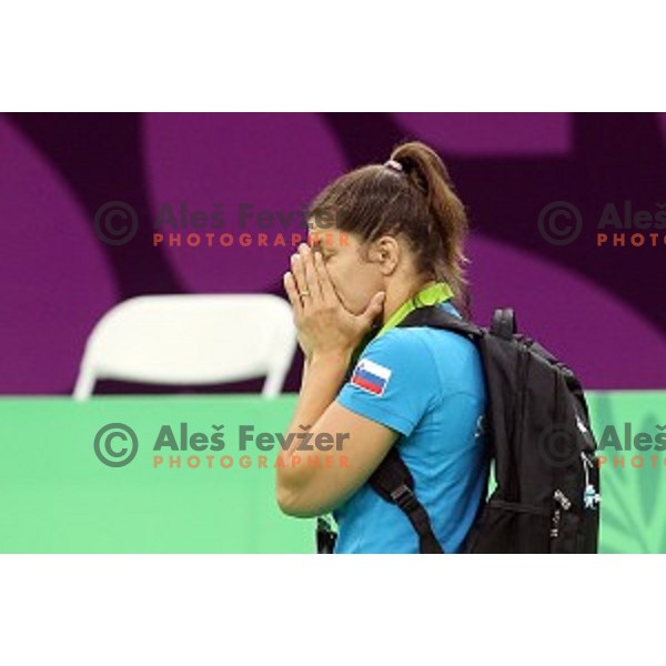 Jesenko Cetic of Slovenia competes in Men\'s -81 kg at Judo Tournament in Heydar Aliyev Arena at First European Games Baku 2015 in European Games Park, Azerbaijan on June 26, 2015