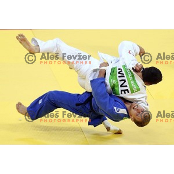 Rok Draksic of Slovenia competes in Men\'s -73 kg at Judo Tournament in Heydar Aliyev Arena at First European Games Baku 2015 in European Games Park, Azerbaijan on June 26, 2015
