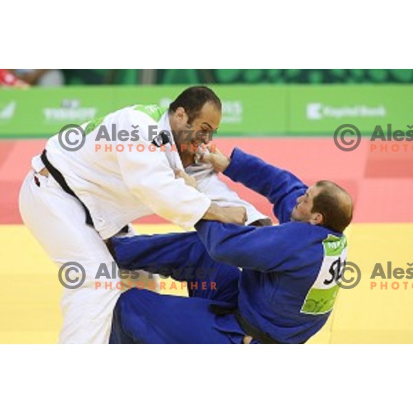 Matjaz Ceraj of Slovenia competes in Men\'s +100 kg at Judo Tournament in Heydar Aliyev Arena at First European Games Baku 2015 in European Games Park, Azerbaijan on June 27, 2015