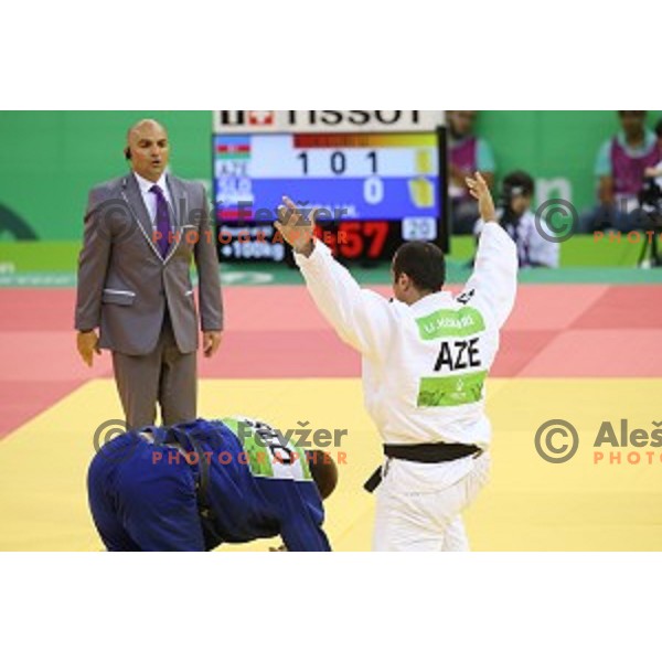 Matjaz Ceraj of Slovenia competes in Men\'s +100 kg at Judo Tournament in Heydar Aliyev Arena at First European Games Baku 2015 in European Games Park, Azerbaijan on June 27, 2015