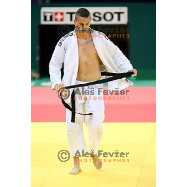 Mihael Zgank of Slovenia competes in Men\'s -90 kg at Judo Tournament in Heydar Aliyev Arena at First European Games Baku 2015 in European Games Park, Azerbaijan on June 27, 2015