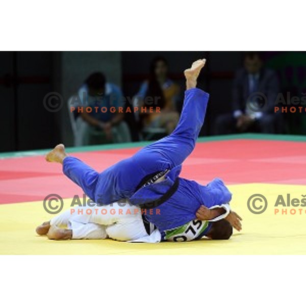 David Kukovica of Slovenia competes in Men\'s -90 kg at Judo Tournament in Heydar Aliyev Arena at First European Games Baku 2015 in European Games Park, Azerbaijan on June 27, 2015
