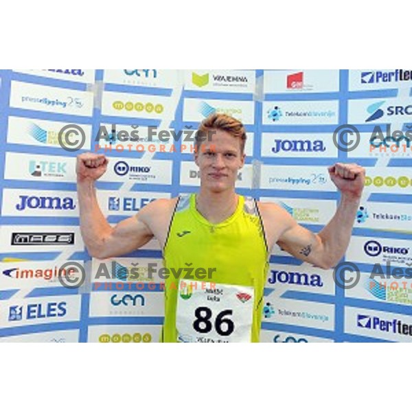 Luka Janezic of Slovenia during Grand Prix Athletics in Velenje, Slovenia on 1 st of July, 2015