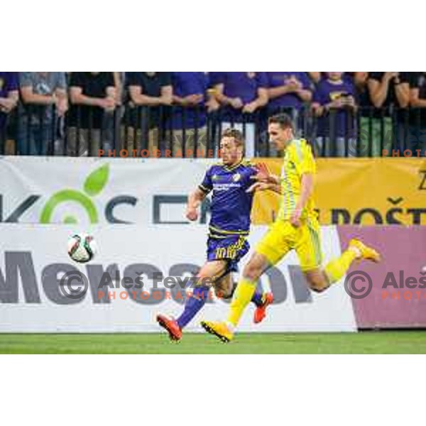 Agim Ibraimi in action during football match NK Maribor - FC Astana, Champions league qualification, 14.7.2015, Maribor, Ljudski Vrt