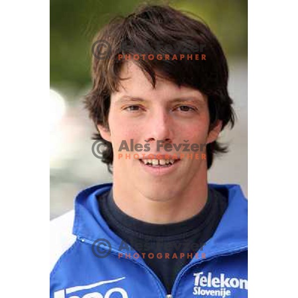 Urban Jarc,member of Slovenia National kayak&Canoe team for World Championships in Brasil at press conference in Ljubljana.Photo by Ales Fevzer 