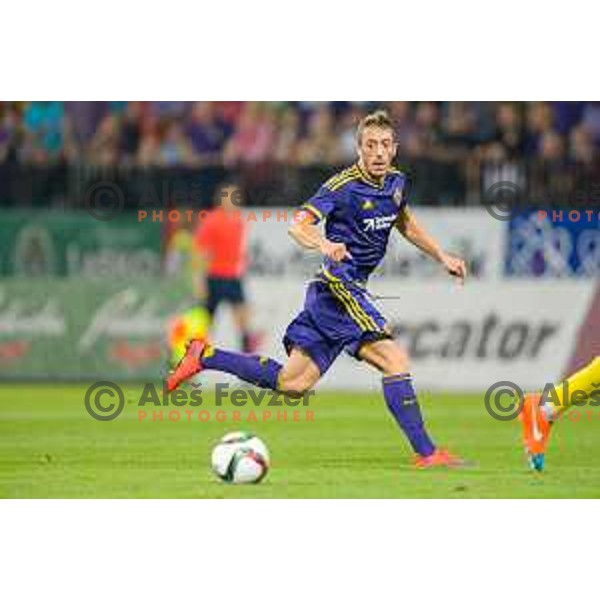 Agim Ibraimi in action during football match NK Maribor - FC Astana, Champions league qualification, 14.7.2015, Maribor, Ljudski Vrt