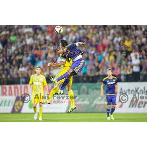 Marcos Tavares in action during football match NK Maribor - FC Astana, Champions league qualification, 14.7.2015, Maribor, Ljudski Vrt