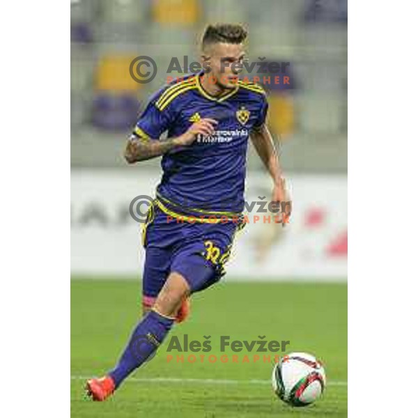 Petar Stojanovic in action during football match NK Maribor - FC Astana, Champions league qualification, 14.7.2015, Maribor, Ljudski Vrt