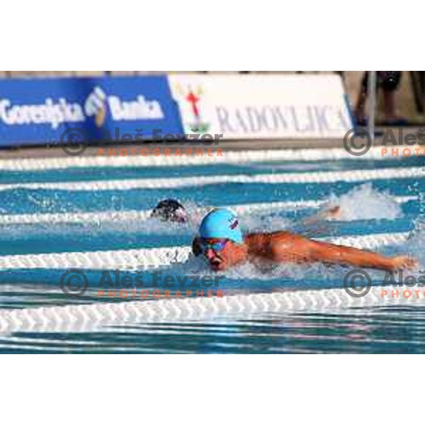 Robert Zbogar of Slovenia during International Swimming meeting Telekom Slovenije 2015 in Radovljica on July 18, 2015