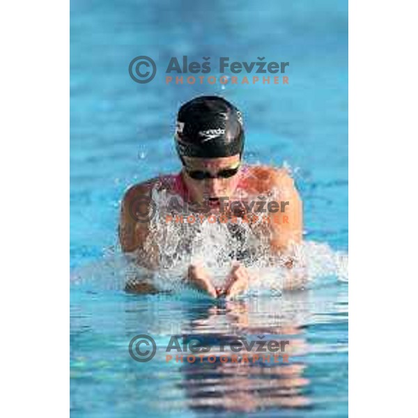 Anja klinar of Slovenia during International Swimming meeting Telekom Slovenije 2015 in Radovljica on July 18, 2015