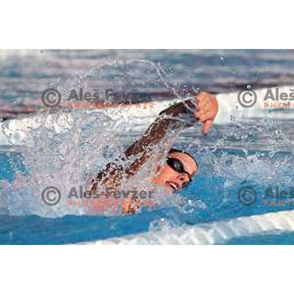 Mojca Hancman during International Swimming meeting Telekom Slovenije 2015 in Radovljica on July 18, 2015