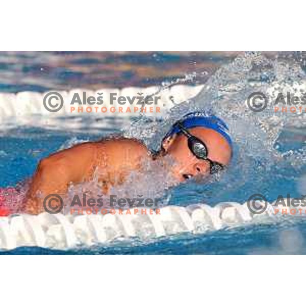 Gaja Natlacen during International Swimming meeting Telekom Slovenije 2015 in Radovljica on July 18, 2015