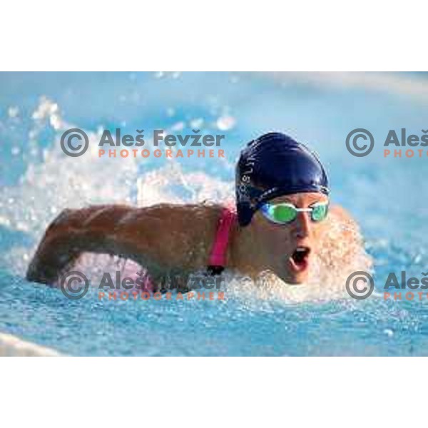 Tara Vovk during International Swimming meeting Telekom Slovenije 2015 in Radovljica on July 18, 2015