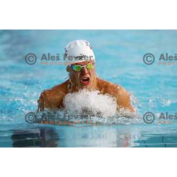 Nejc Simenko during International Swimming meeting Telekom Slovenije 2015 in Radovljica on July 18, 2015