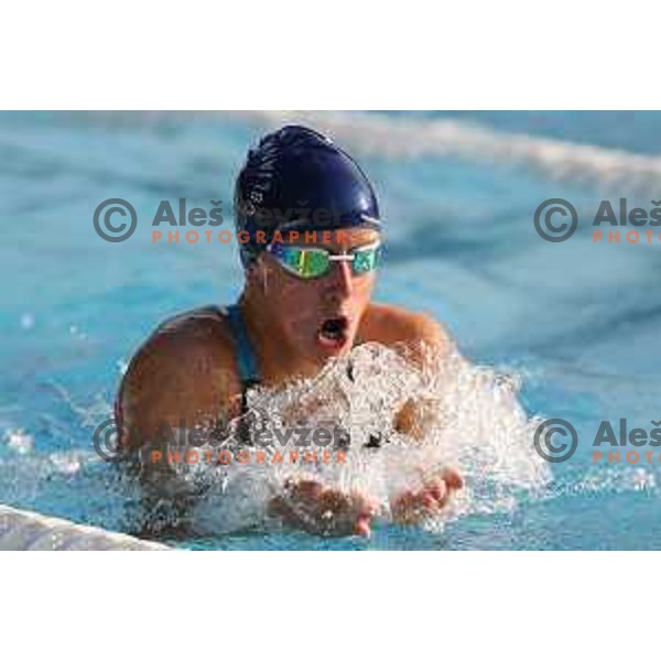 Tara Volk during International Swimming meeting Telekom Slovenije 2015 in Radovljica on July 18, 2015