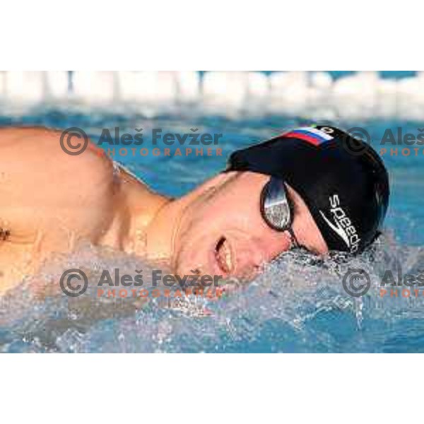 Erik Hren during International Swimming meeting Telekom Slovenije 2015 in Radovljica on July 18, 2015
