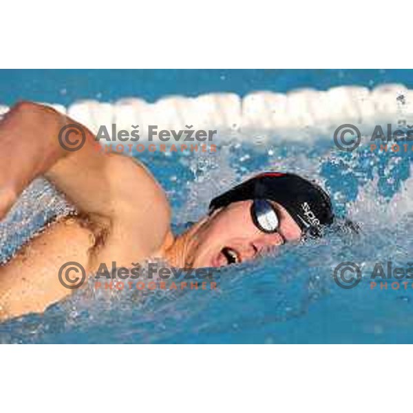 Erik Hren during International Swimming meeting Telekom Slovenije 2015 in Radovljica on July 18, 2015