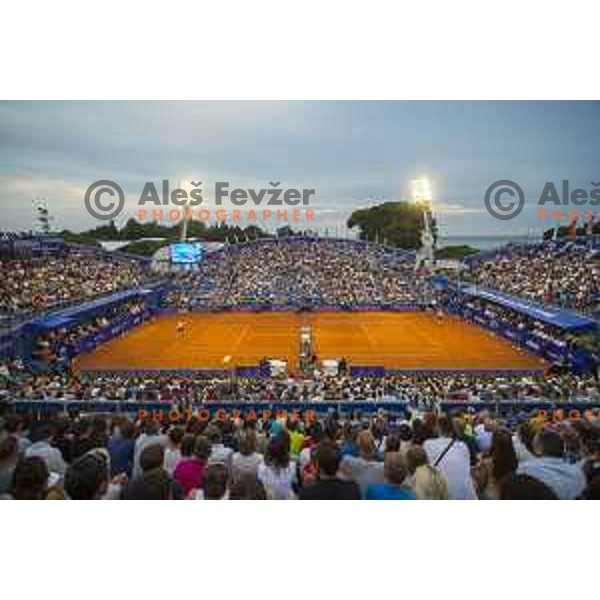 Action during final match of 26. Konzum Croatia Open Umag, ATP tennis tournament in Umag, Croatia on July 26th, 2015.