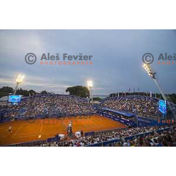 Action during final match of 26. Konzum Croatia Open Umag, ATP tennis tournament in Umag, Croatia on July 26th, 2015.