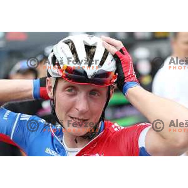 Marko Kump of Adria Mobil at Cycling Grand Prix Memorial Filip Majcen in Kranj, Slovenia on August 2, 2015