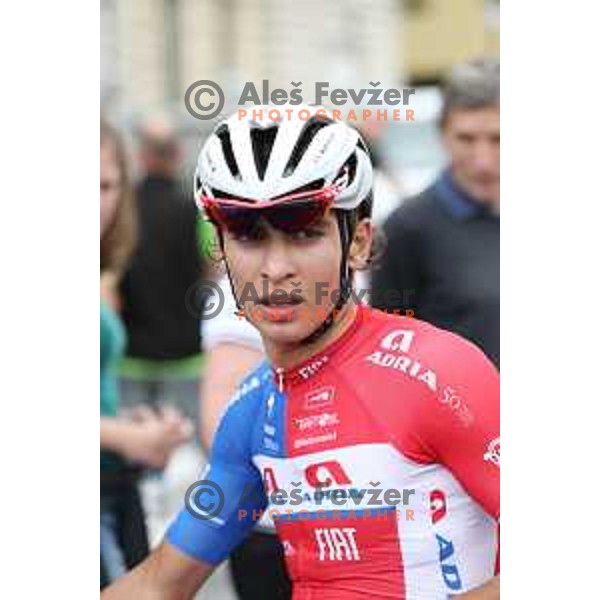 Jon Bozic of Adria Mobil at Cycling Grand Prix Memorial Filip Majcen in Kranj, Slovenia on August 2, 2015