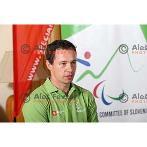 Primoz Jeralic during Presentation of Special Olympics Team Slovenia for the World Games, Los Angeles 2015 in hotel Piramida, Maribor on July 15, 2015