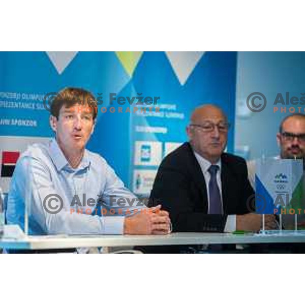 Iztok Cop during press conference of Olympic Committee of Slovenia, Kristalna palaca, Ljubljana, Slovenia, September 10th, 2015.