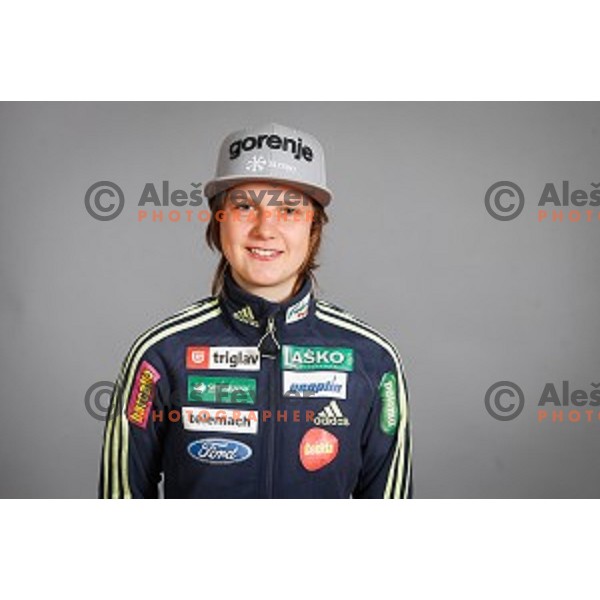 Ema Klinec during media day of Ski Association Slovenia for season 2015-16, Sora pri Medvodah on October 6, 2015