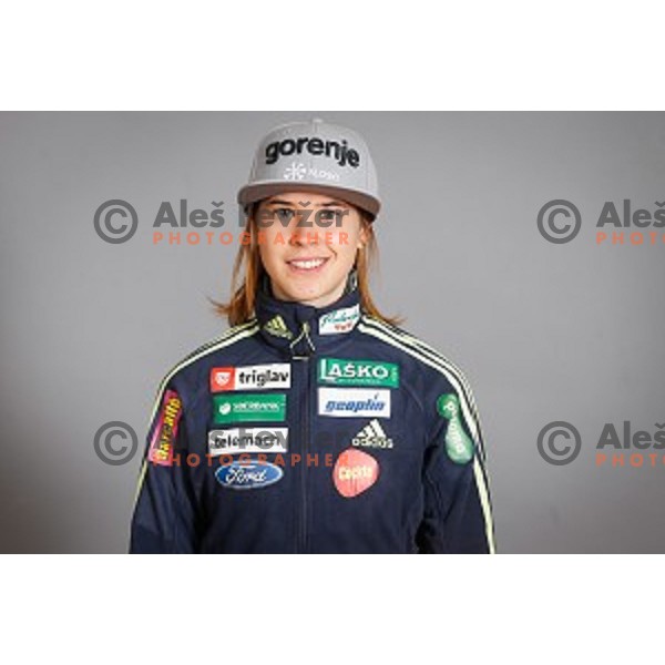 Ursa Bogataj during media day of Ski Association Slovenia for season 2015-16, Sora pri Medvodah on October 6, 2015