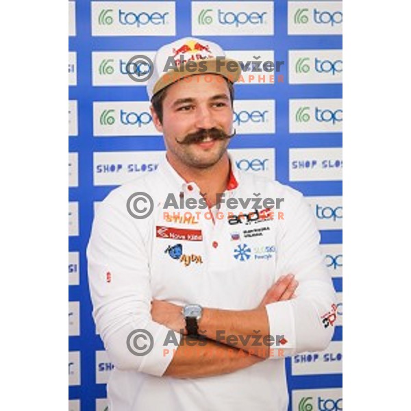 Filip Flisar at Media day of Ski Association Slovenia for season 2015-16, Sora pri Medvodah on October 6, 2015