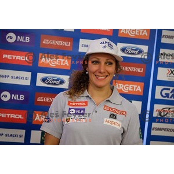 Ilka Stuhec at Media day of Ski Association Slovenia for season 2015-16, Sora pri Medvodah on October 6, 2015