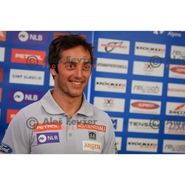 Rok Perko at Media day of Ski Association Slovenia for season 2015-16, Sora pri Medvodah on October 6, 2015