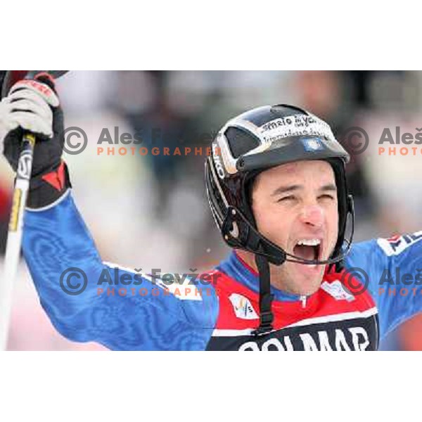 Giorgo Rocca, winner of World Cup Slalom, Vitranc Cup,Kranjska gora on December 26, 2005 
