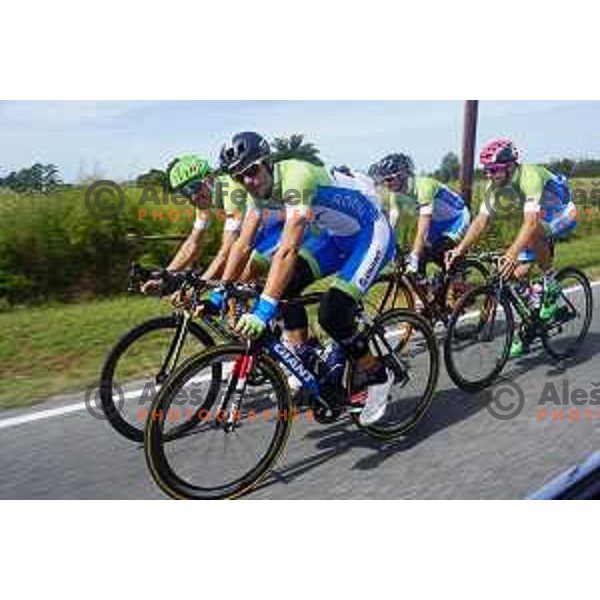 Kristijan Koren, Luka Mezgec, Grega Bole, Luka Pibernik at World Cycling Championships in Richmond, Virginia, USA on September 27, 2015