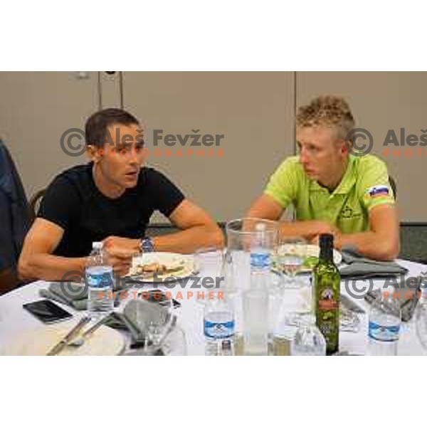 Borut Bozic, Marko Kump at World Cycling Championships in Richmond, Virginia, USA on September 27, 2015