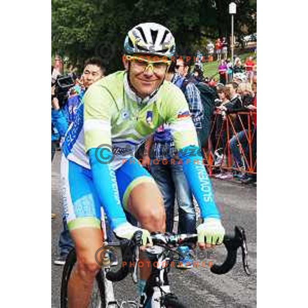 Borut Bozic at World Cycling Championships in Richmond, Virginia, USA on September 27, 2015