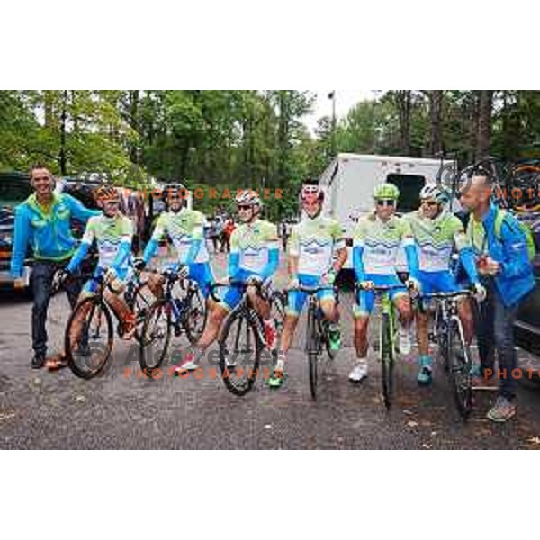 Kristijan Koren, Grega Bole, Borut Bozic at World Cycling Championships in Richmond, Virginia, USA on September 27, 2015