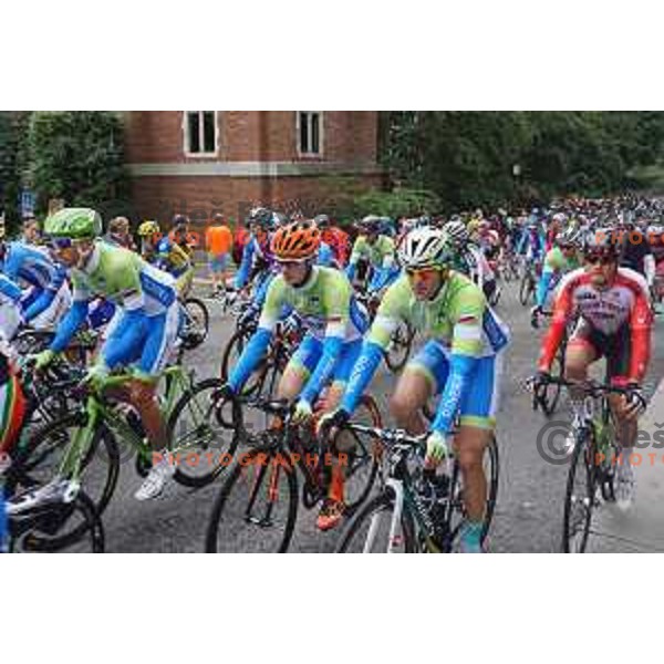 Kristijan Koren, Grega Bole, Borut Bozic at World Cycling Championships in Richmond, Virginia, USA on September 27, 2015