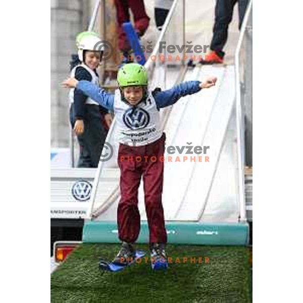 Olympic Festival with Slovenian Olympic Committee at Congress Square in Ljubljana, Slovenia on October 18, 2015