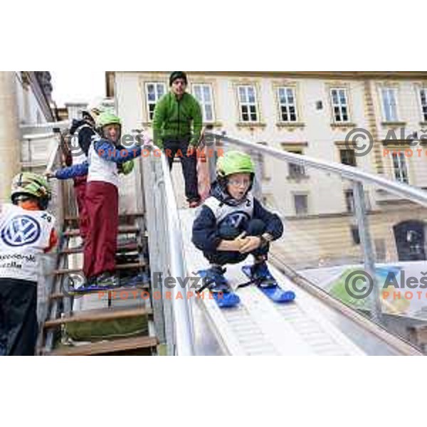 Olympic Festival with Slovenian Olympic Committee at Congress Square in Ljubljana, Slovenia on October 18, 2015