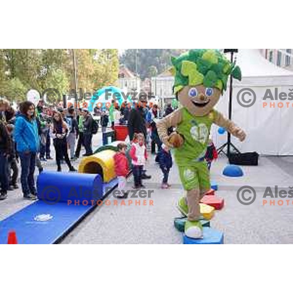 Olympic Festival with Slovenian Olympic Committee at Congress Square in Ljubljana, Slovenia on October 18, 2015