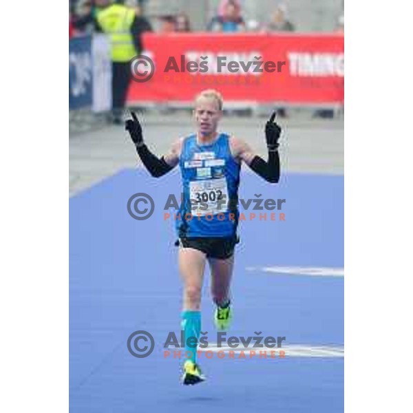 Mitja Krevs during 20.Volkswagen Ljubljana Marathon, Slovenia on October 25, 2015.