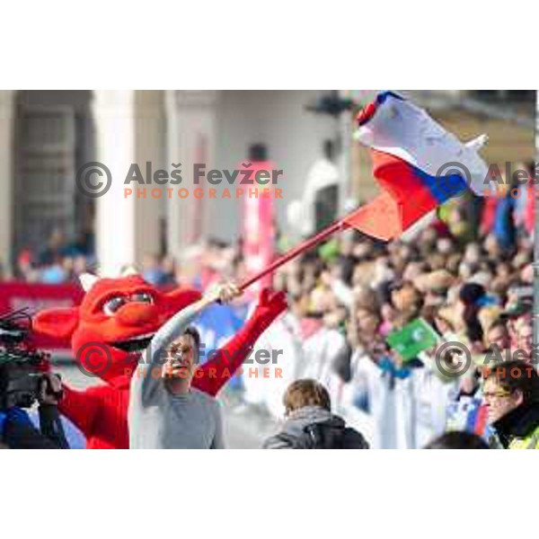 Borut Pahor, President of Slovenia during 20.Volkswagen Ljubljana Marathon, Slovenia on October 25, 2015.