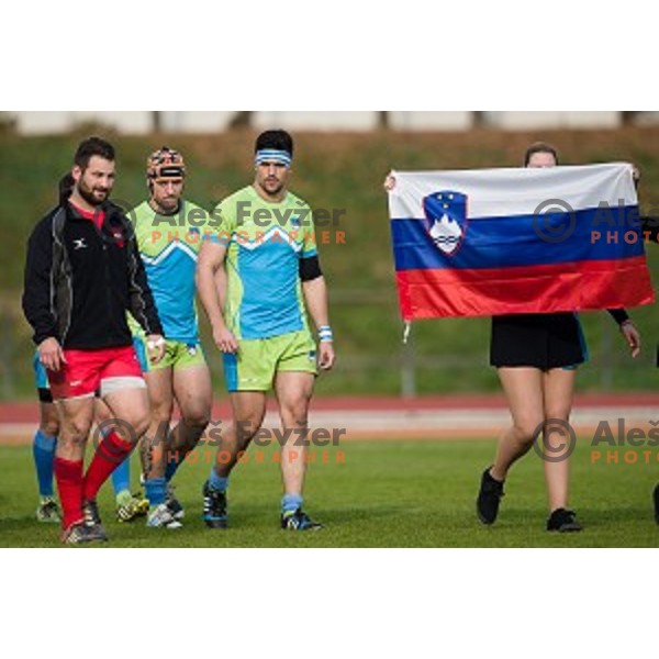 in action during rugby match Slovenia - Denmark , European Nations cup , Division 2C, ZAK, Ljubljana, Slovenia , 14.11.2015