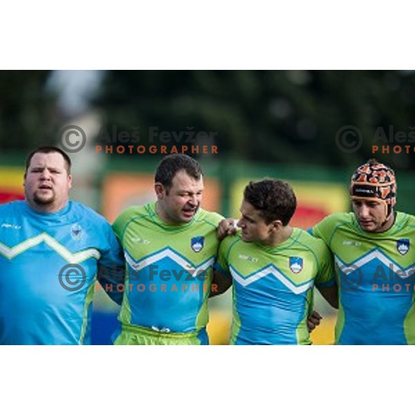 in action during rugby match Slovenia - Denmark , European Nations cup , Division 2C, ZAK, Ljubljana, Slovenia , 14.11.2015